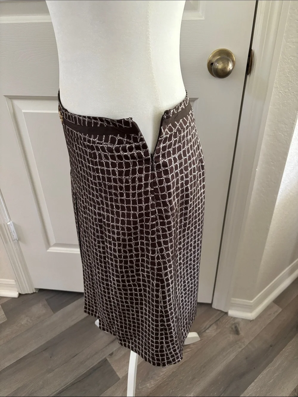 Ann Taylor Equestrian inspired Pleated A-Line Skirt Sz 2